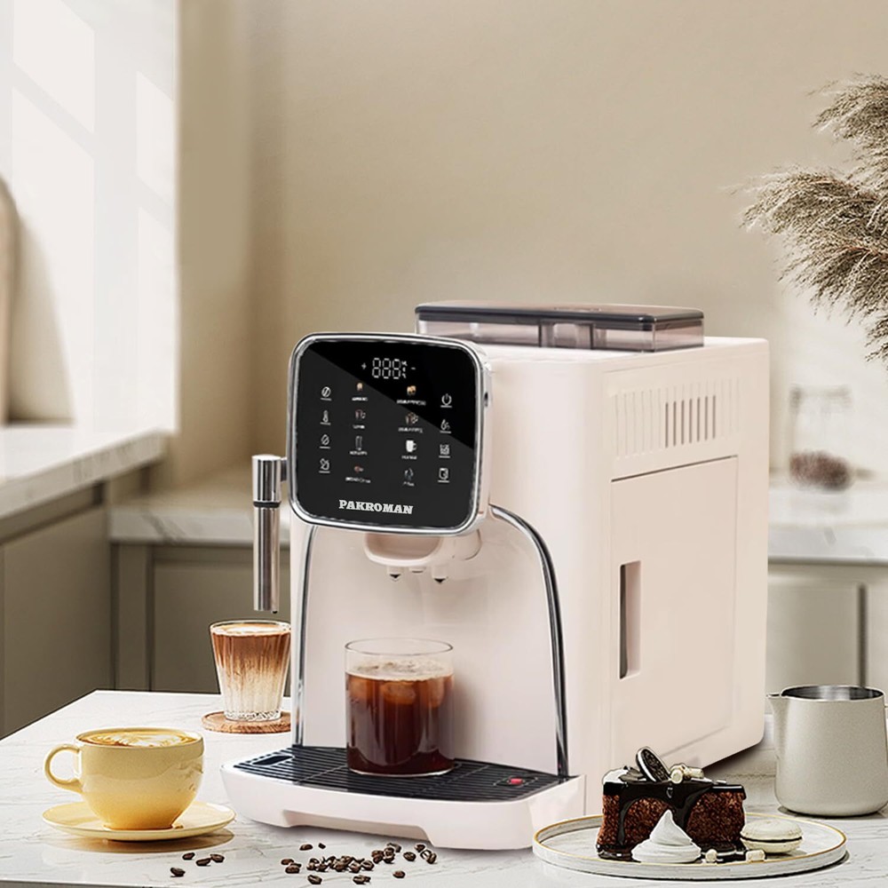 Super Automatic Espresso Machine with Grinder - Espresso Maker with Steam wand*
