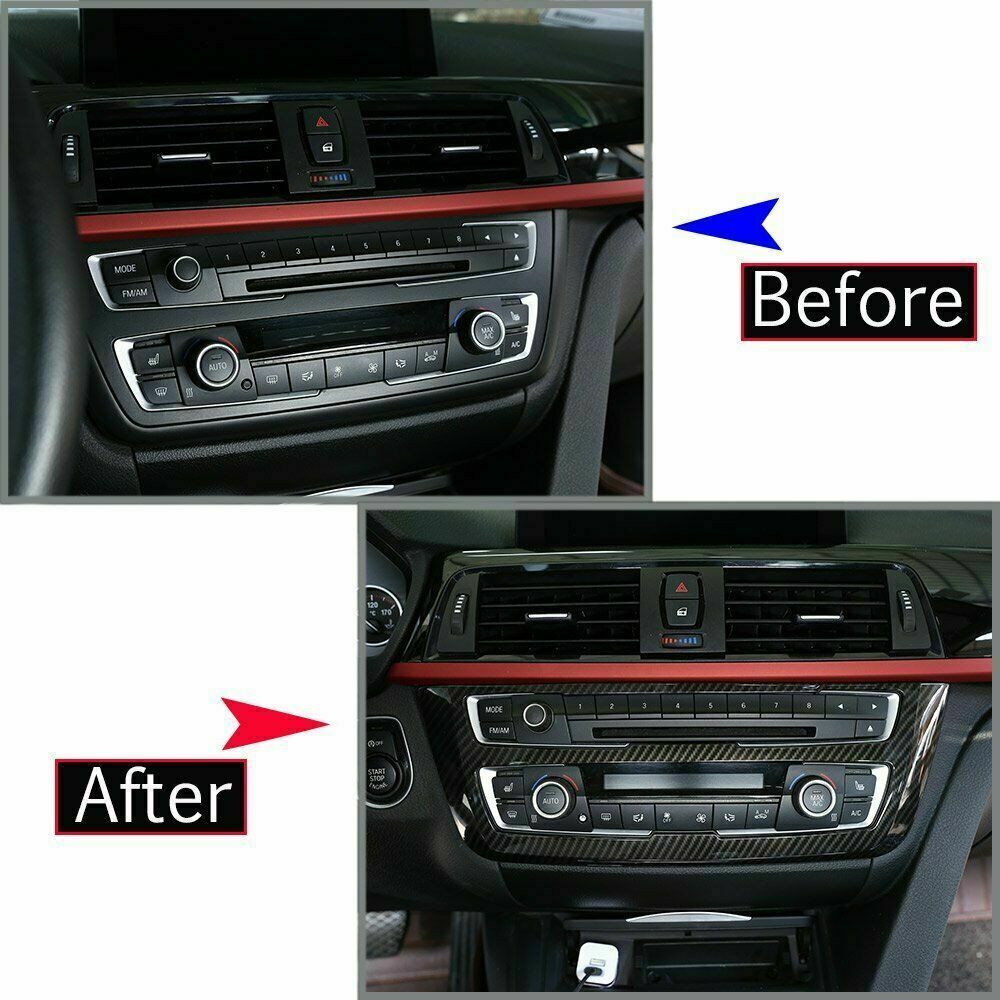 Center Console CD Panel Cover Trim fit for BMW 3 4 Series F30 F32 F34 2013-2018