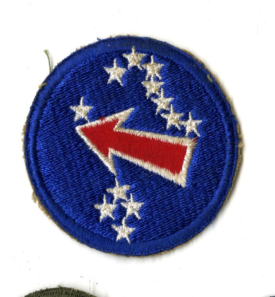 US Army Pacific Ocean Areas White Back Patch WWII Vintage