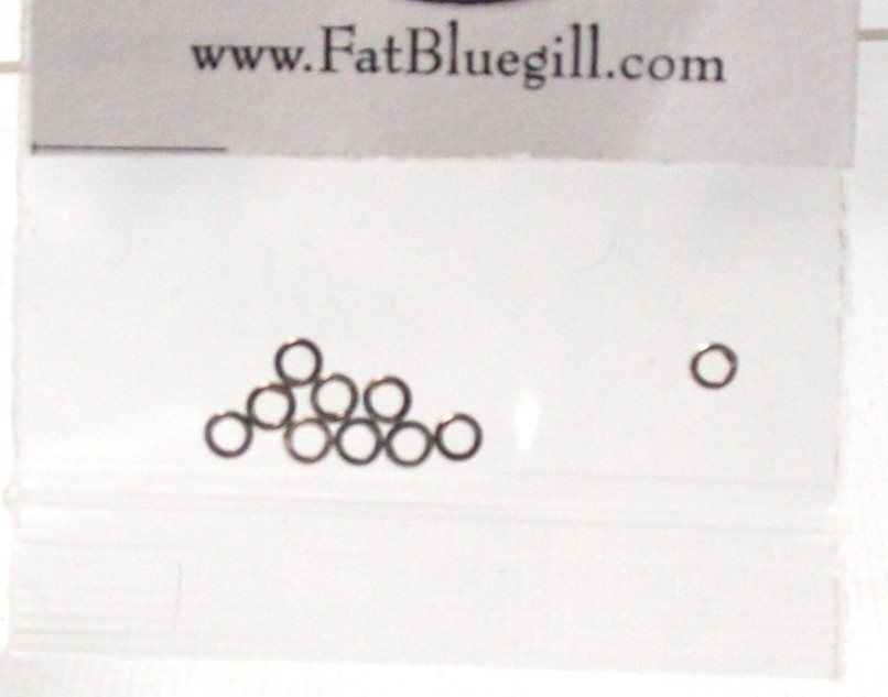 Fly-Tying 3mm Flat Bead Bug Collars Nymph Fly Tying 100 pcs #403