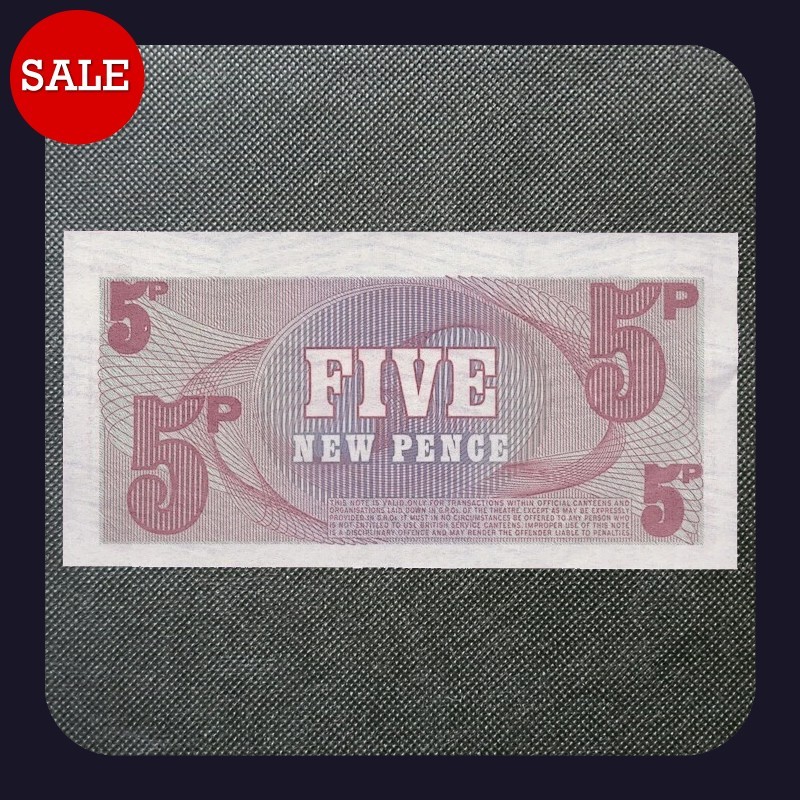 [BANKNOTES] BRITISH ARMED FORCES 5 PENCE
