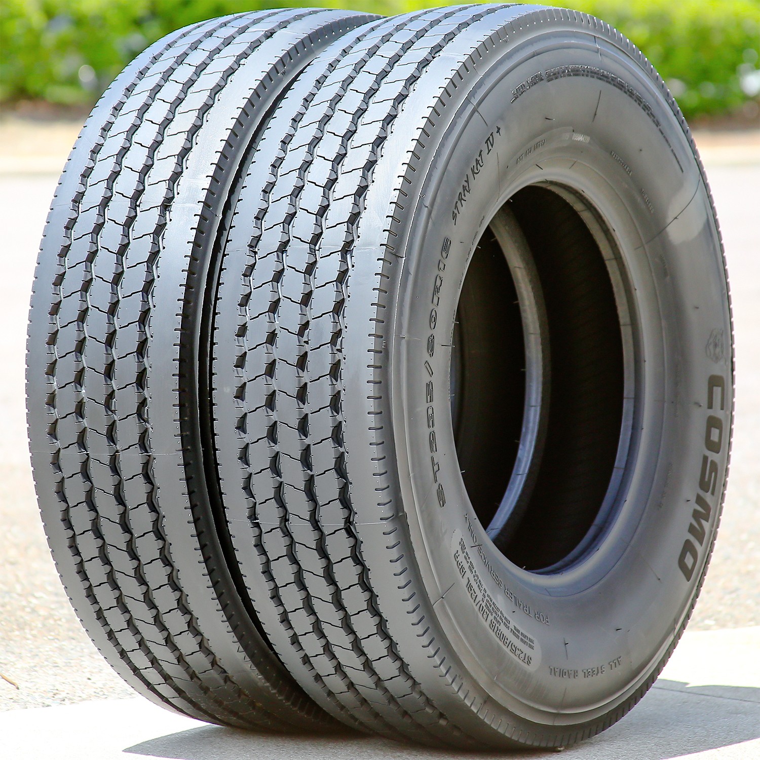 2 Tires Cosmo Stray Kat IV+ All Steel ST 235/80R16 Load H 16 Ply Trailer