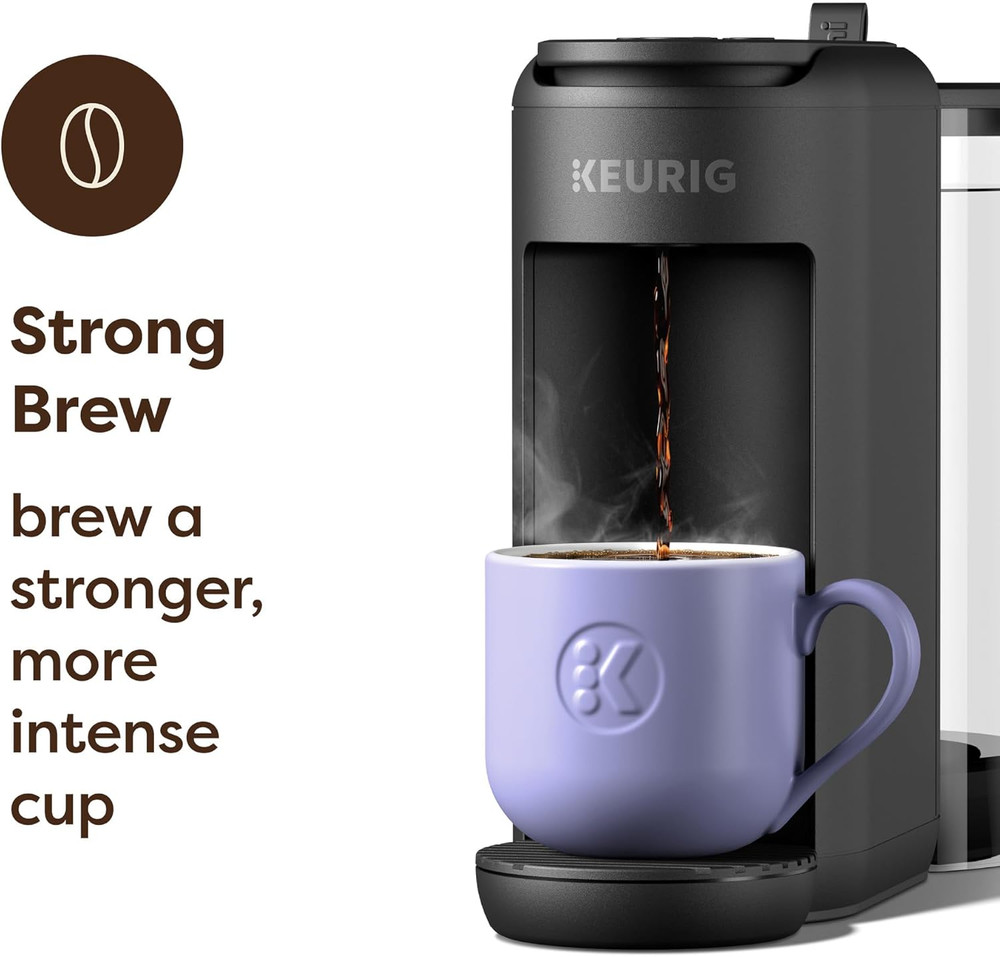 K-Mini Mate plus Single-Serve K-Cup Pod Coffee Maker, Compact, 3 Cup Sizes, Brew
