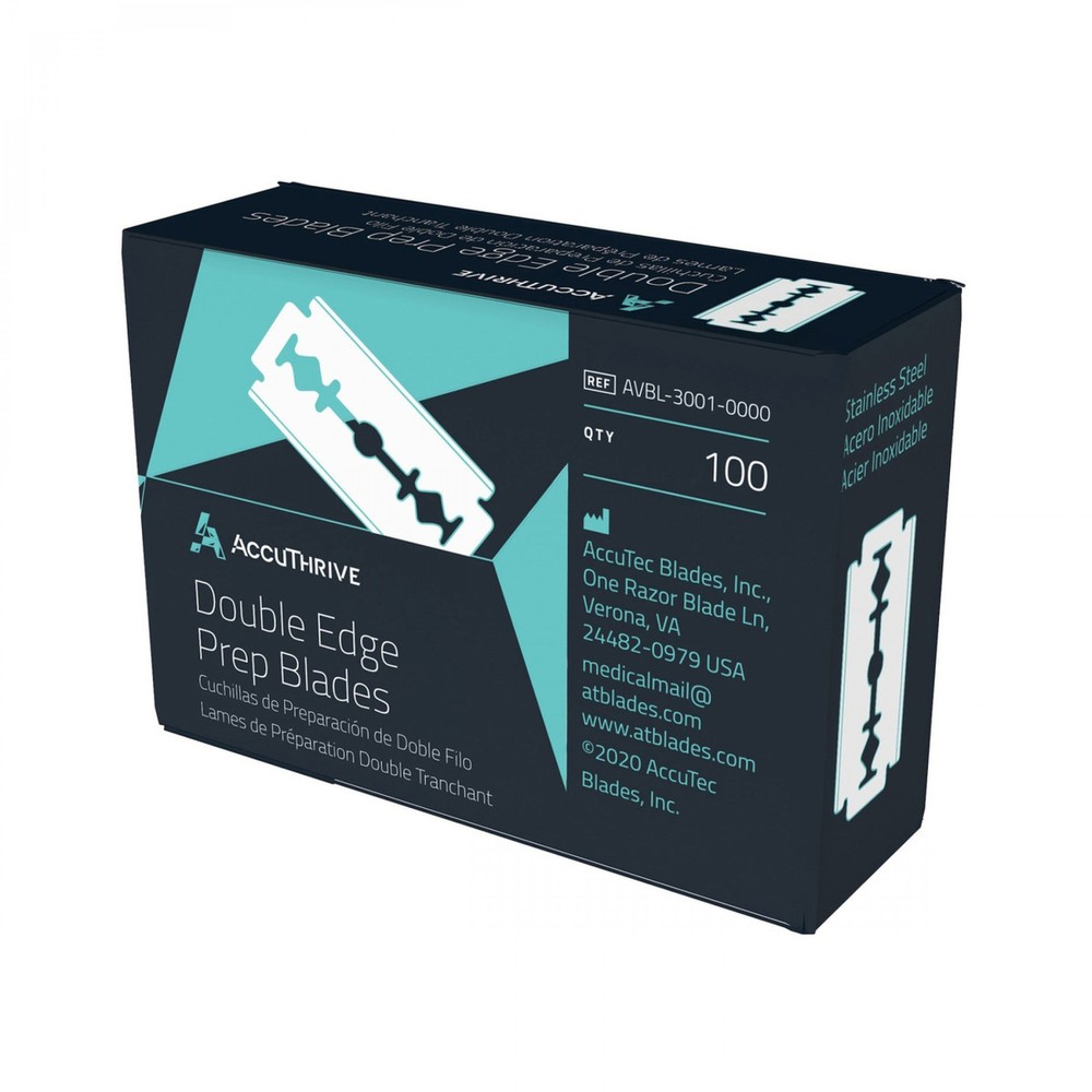 Accuthrive "Medical Prep" Double Edge Blades