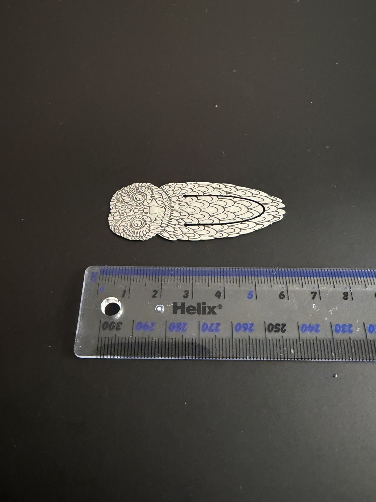 Vintage Solid Silver Owl Bookmark M Kamin & Co 2001