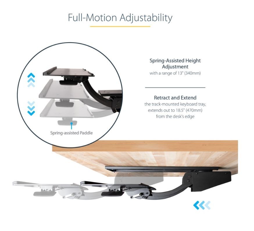 StarTech Under Desk Keyboard Tray
