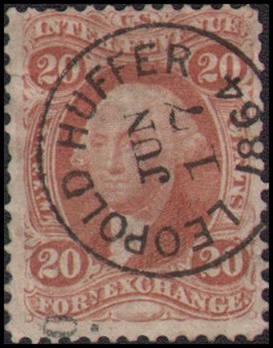 US #R41c Used Leopold Huffer 6/17/1864 cancel