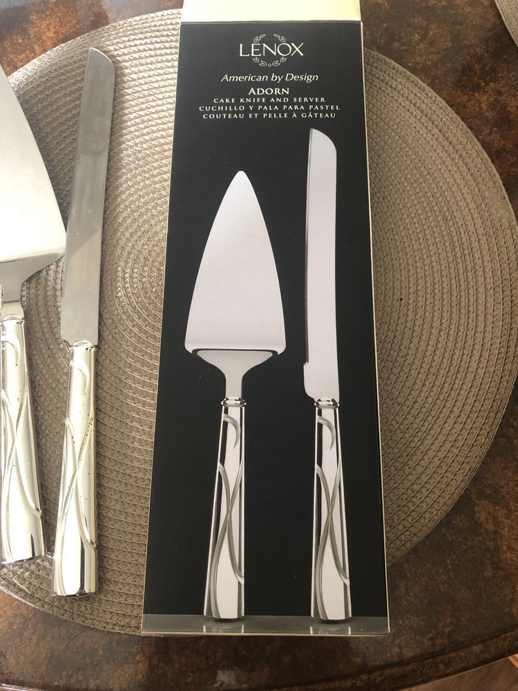 Lenox Cake And Server Set. Adorn