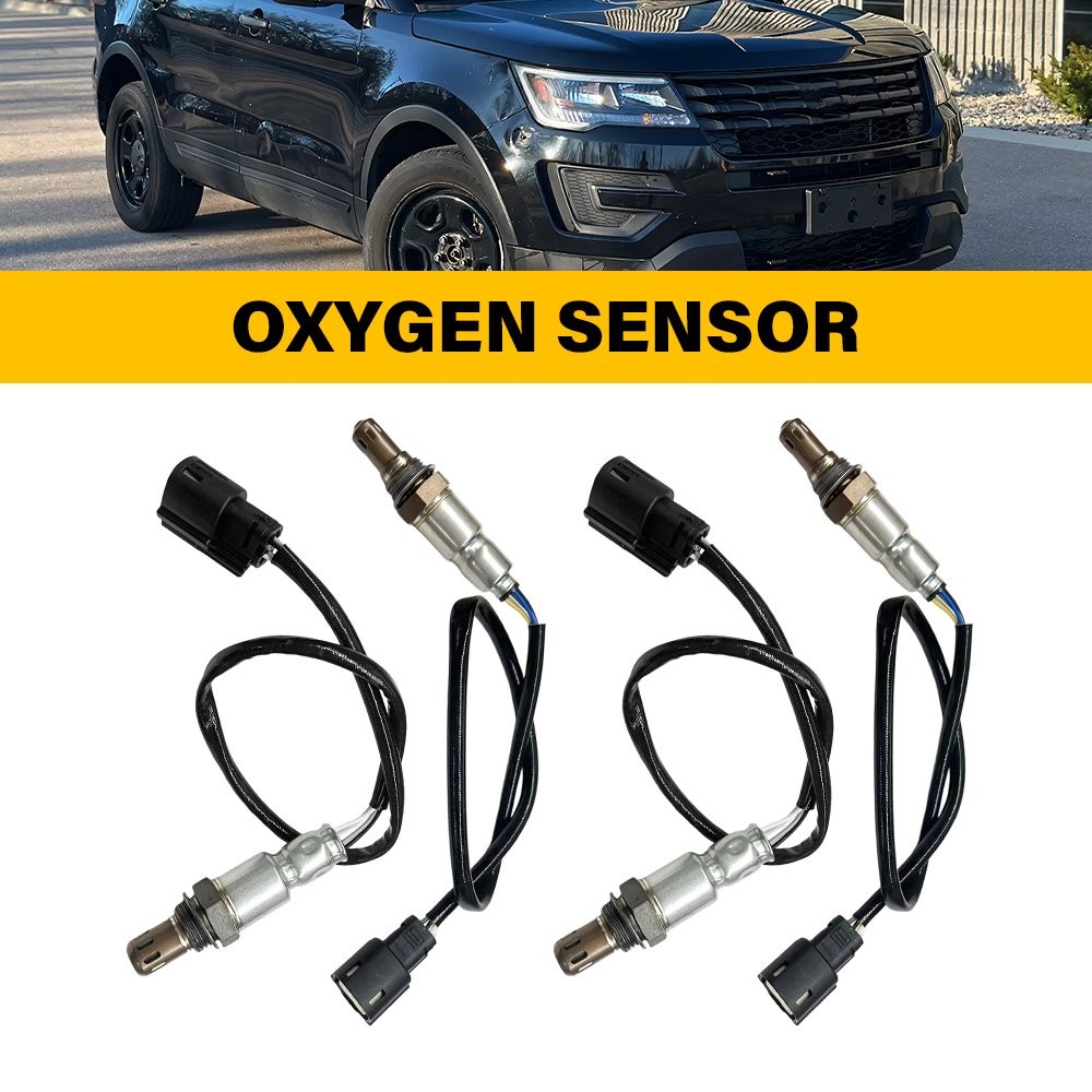 For 2016-2019 Ford Explorer Flex V6 3.5L 4PCS Upstream+Downstream Oxygen Sensor
