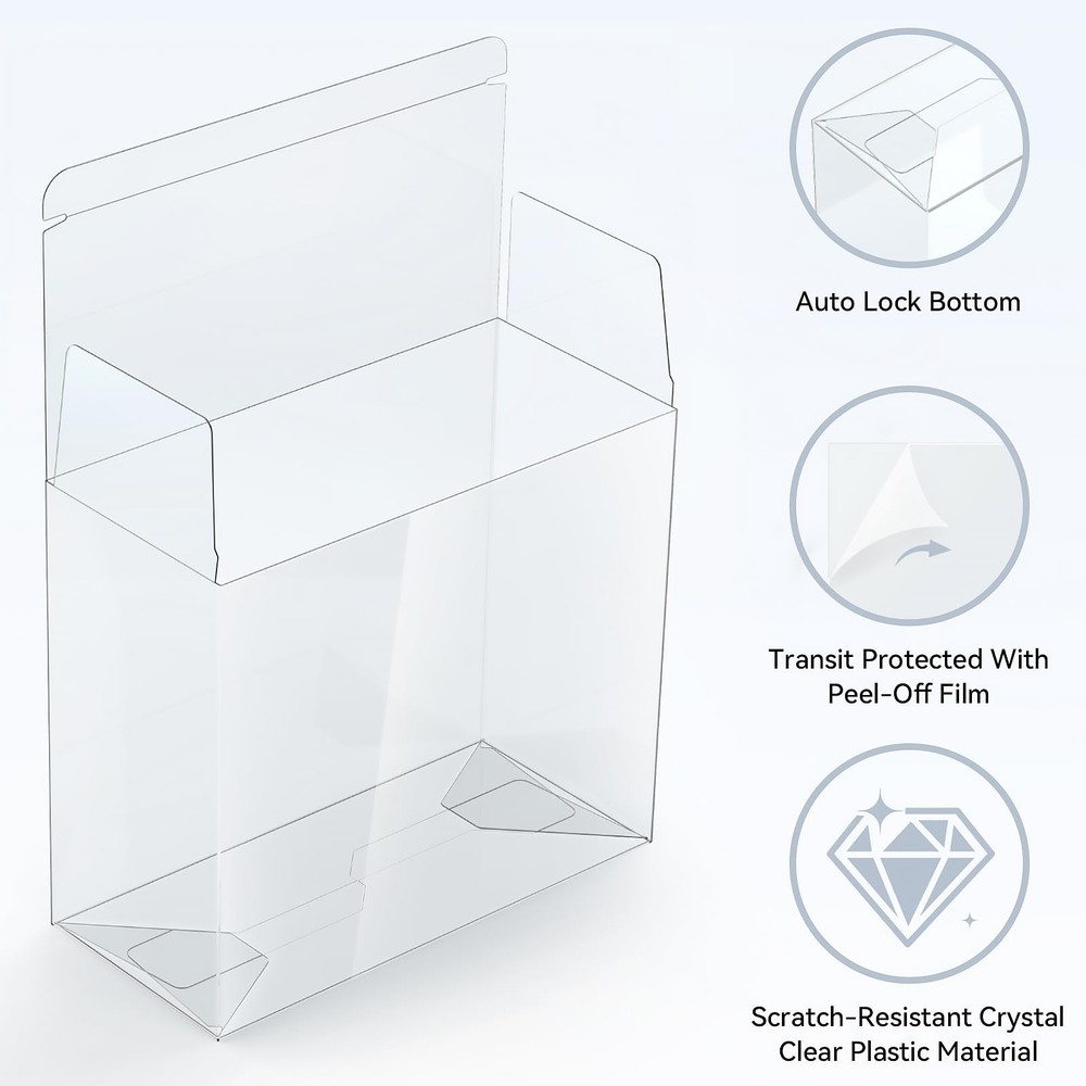 【5 Pcs】 PKMN ETB Protector Case, Elite Trainer Box Protector, ETB Box Plastic