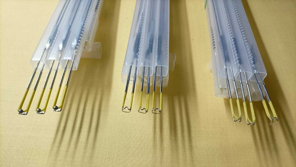 9pc Laparoscopic Urology Loop Electrodes Double Stem Working Element Bipolar