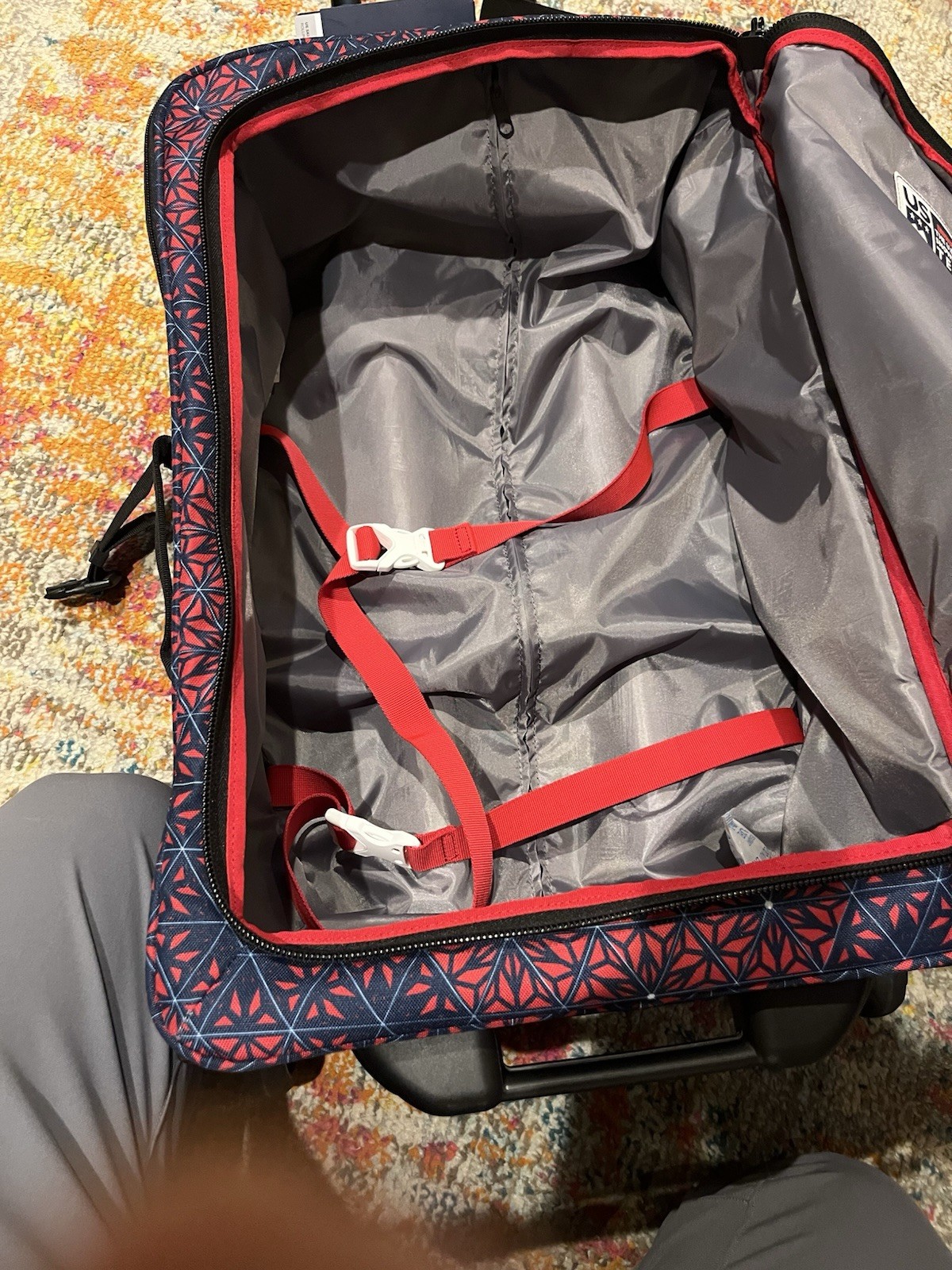 OGIO Official Partner, US Ski & Snowboard Team, 21" Rolling Carry On Duffle, NWT