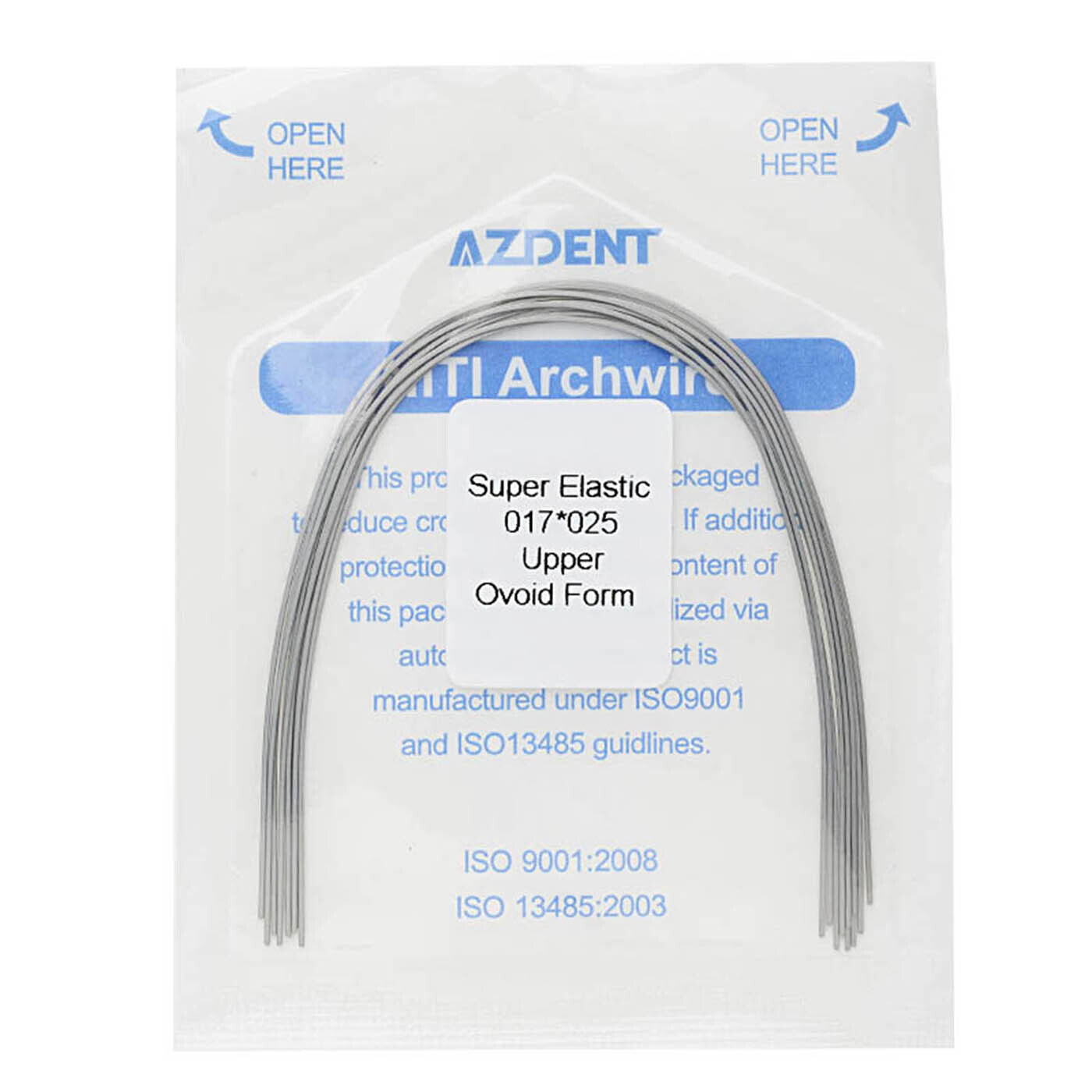 AZDENT Dental Orthodontic Super Elastic Niti Arch Wires Rectangular Ovoid FDA