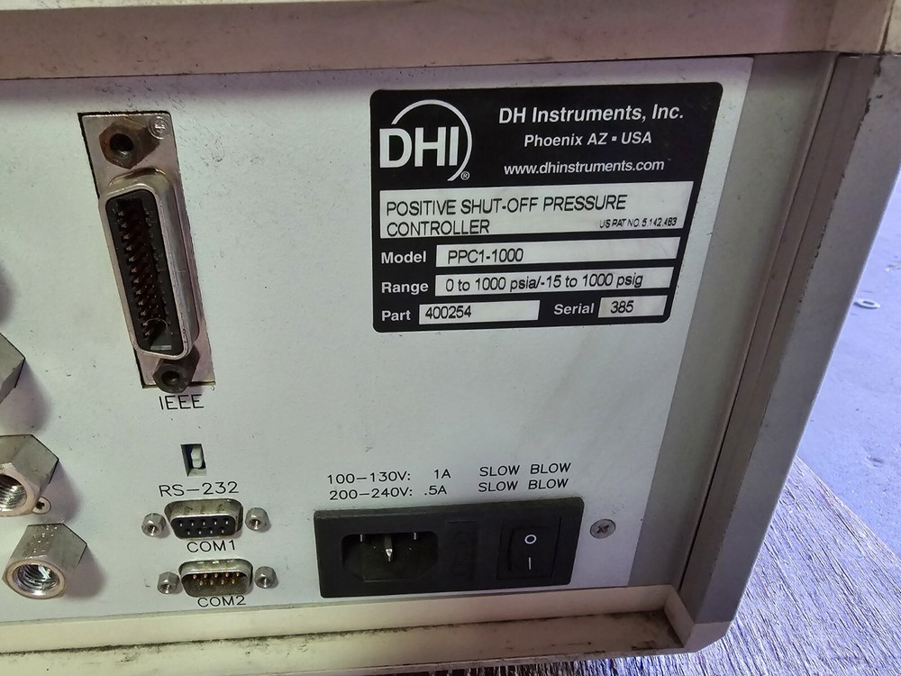 DH INSTRUMENTS PPCI CONTROLLER MODEL PPC1-1000