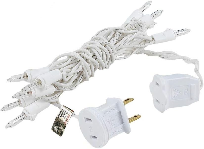 Connectable 5ft String Lights with 10 Clear Bulbs - Versatile Indoor/Outdoor Use