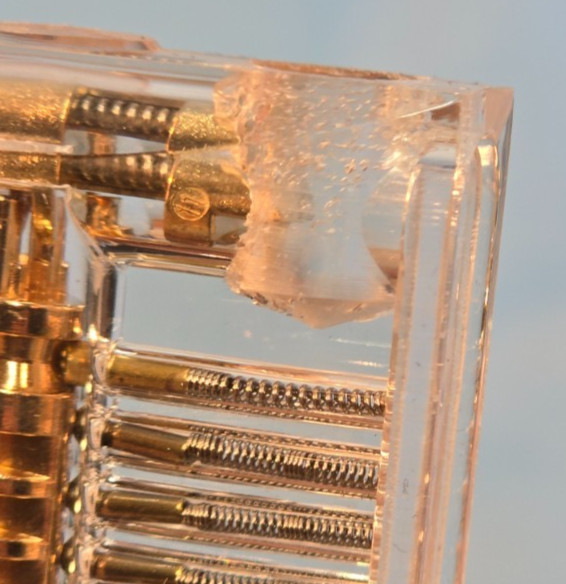 TRANSPARENT PRACTICE LOCKSMITHING LOCKS WITH KEYS