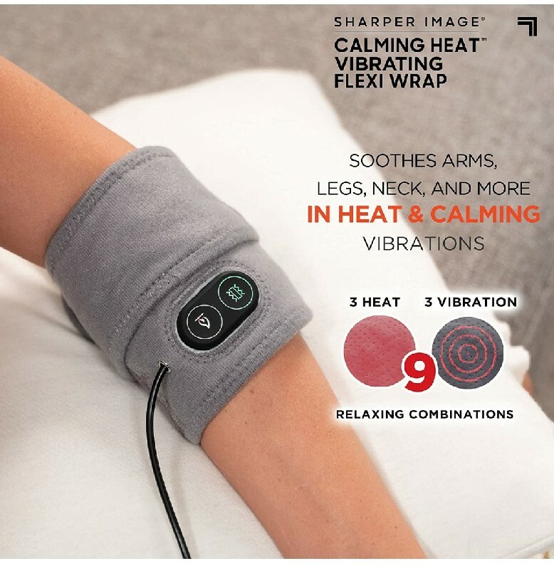 Sharper Image Calming Heat Massaging Flexi Wrap
