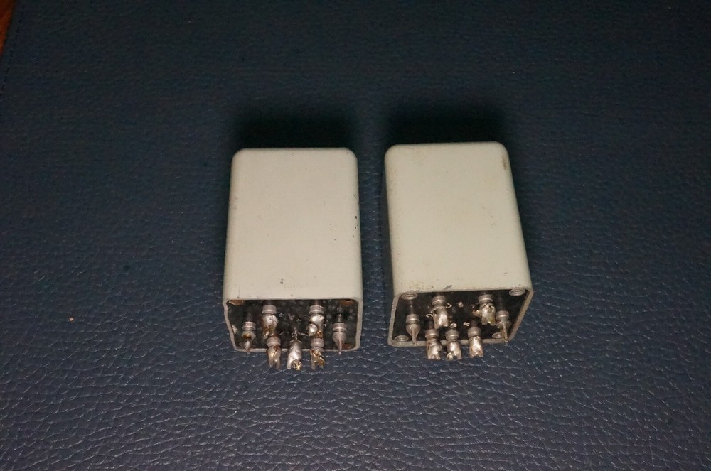 2 - VINTAGE EARLY UTC A-21 INPUT AUDIO TRANSFORMERS / PAIR