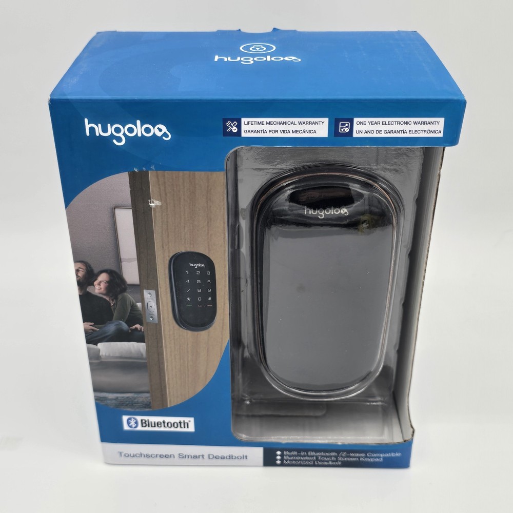 Hogolog Touchscreen Smart Deadbolt, Bluetooth. New!