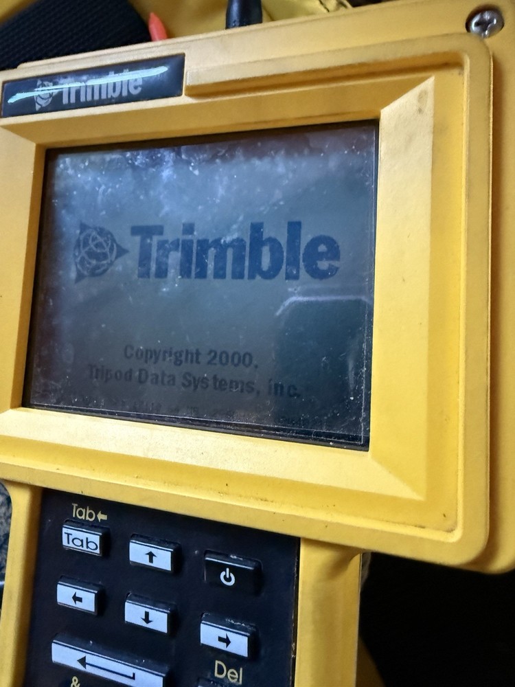 Trimble TSCe Field Controller Data Collector Power on Power Supply / Soft case