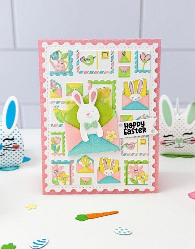 Pre-Order Taylored Expressions 3D Embossing Folder TEEF107 Postmarked Springtime