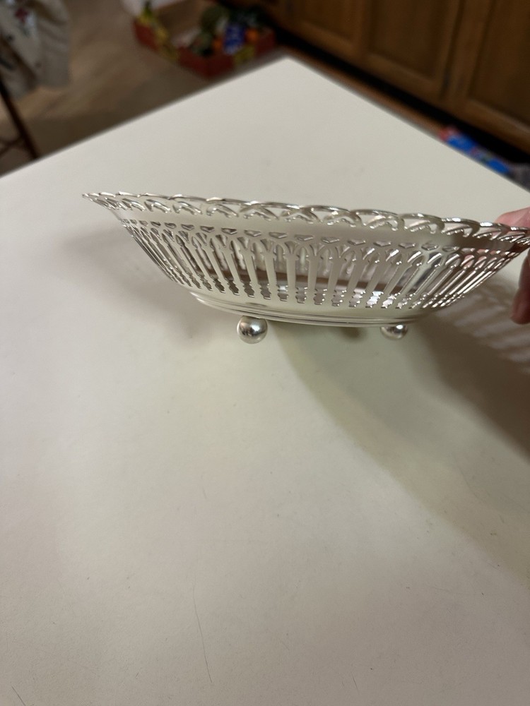 Vintage WMF-IKORA Tarnish Resistant Silverplated Footed Candy Dish - 08/73 6761