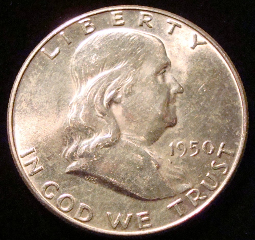 1950 FRANKLIN HALF DOLLAR