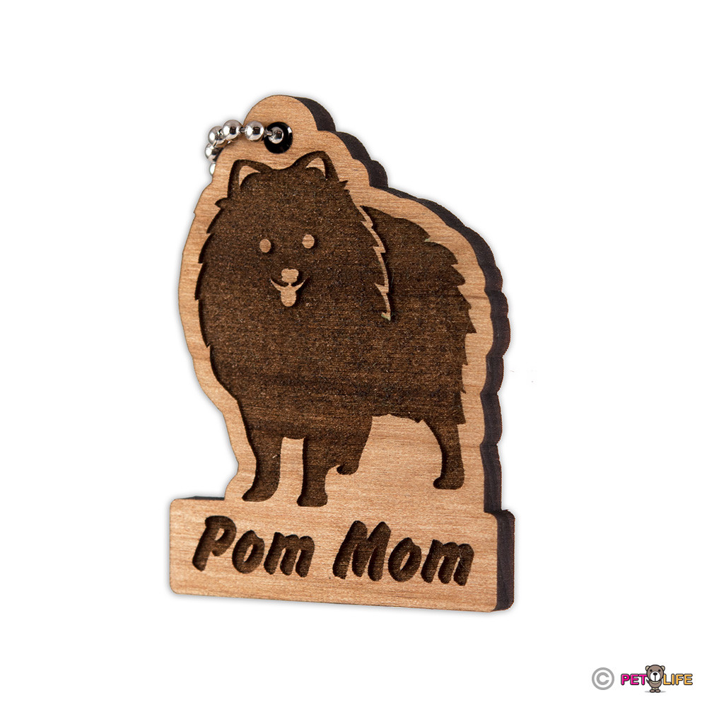 Pom Mom Keychain key chain keys charm