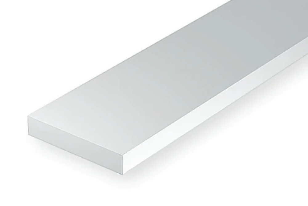 Evergreen Scale Models 166 Strip Styrene .080 x .125 (8 Pack)