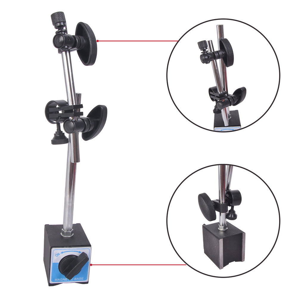 0-10mm Dial Tester Indicator With Magnetic Base Precision Inspection Set