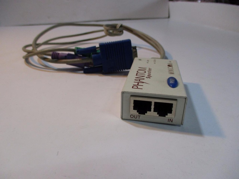 Minicom 1SU51003/R PHANTOM Specter PS/2 Cable KVM Switch