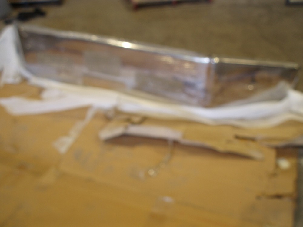 CHROME PLATED SEMI BUMPER 16"
