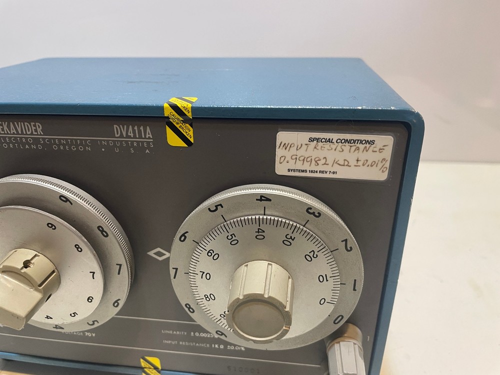 ESI Electro Scientific Dekavider DV411A Variable Resistor Very Accurate