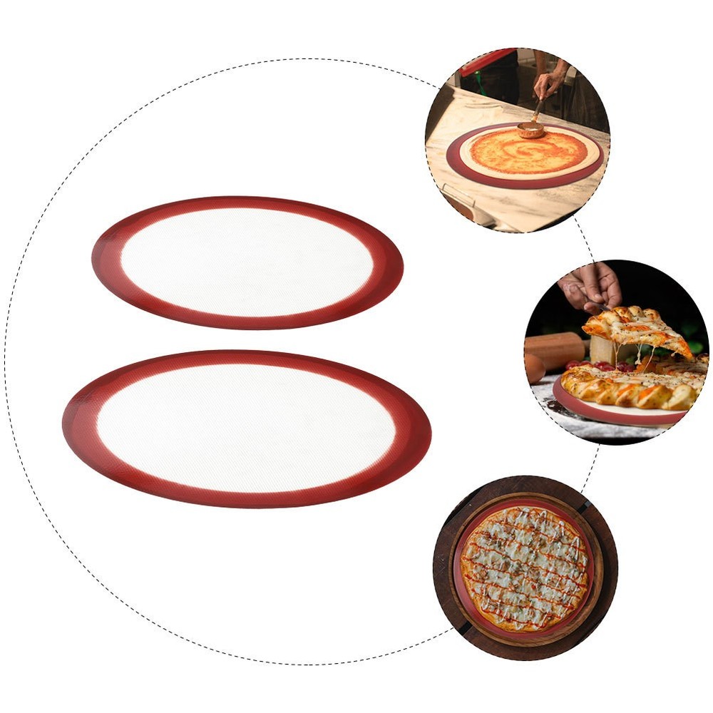 2 Pcs Nonstick Baking Sheets Non-stick Silicone Mat Multi Purpose
