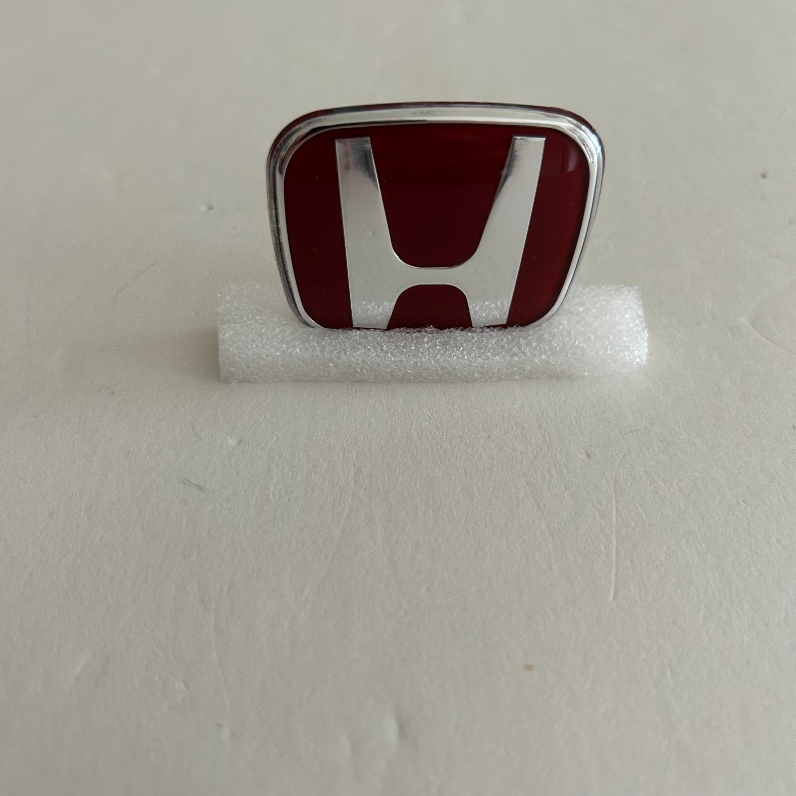 Red Emblem for Horn Button Honda Accord Civic Racing Logo Steering Badge
