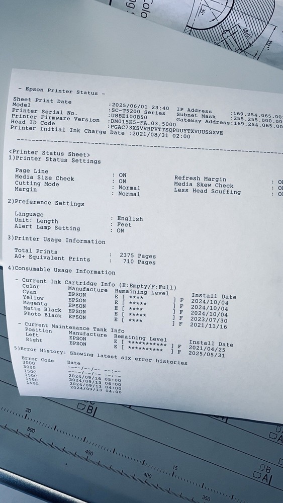 EPSON T5270 MFP. multi function Scan Copy Print. Perfect