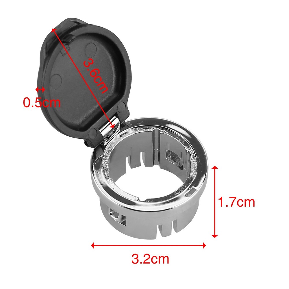 2PCS 20983936 Cigarette Lighter Power Outlet Socket Cap Plug Cover Set 25793816