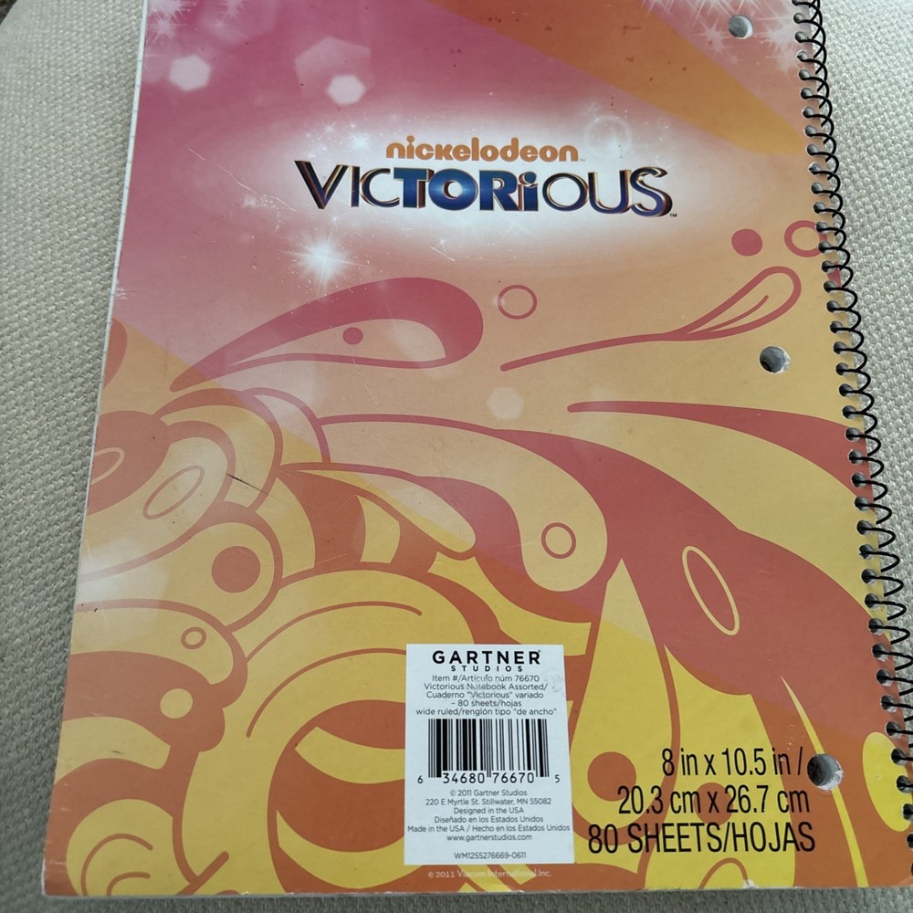 Victorious Notebook