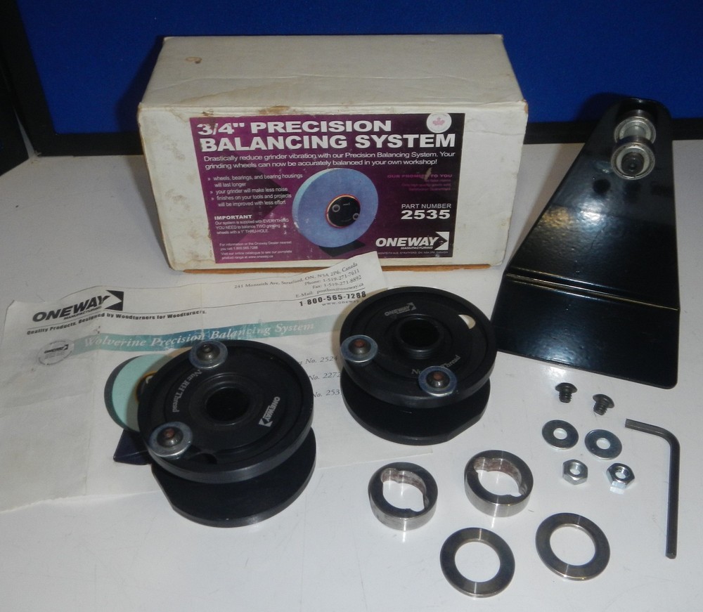 OneWay 2535 3/4" PRECISION BALANCING SYSTEM for Grinding Wheels