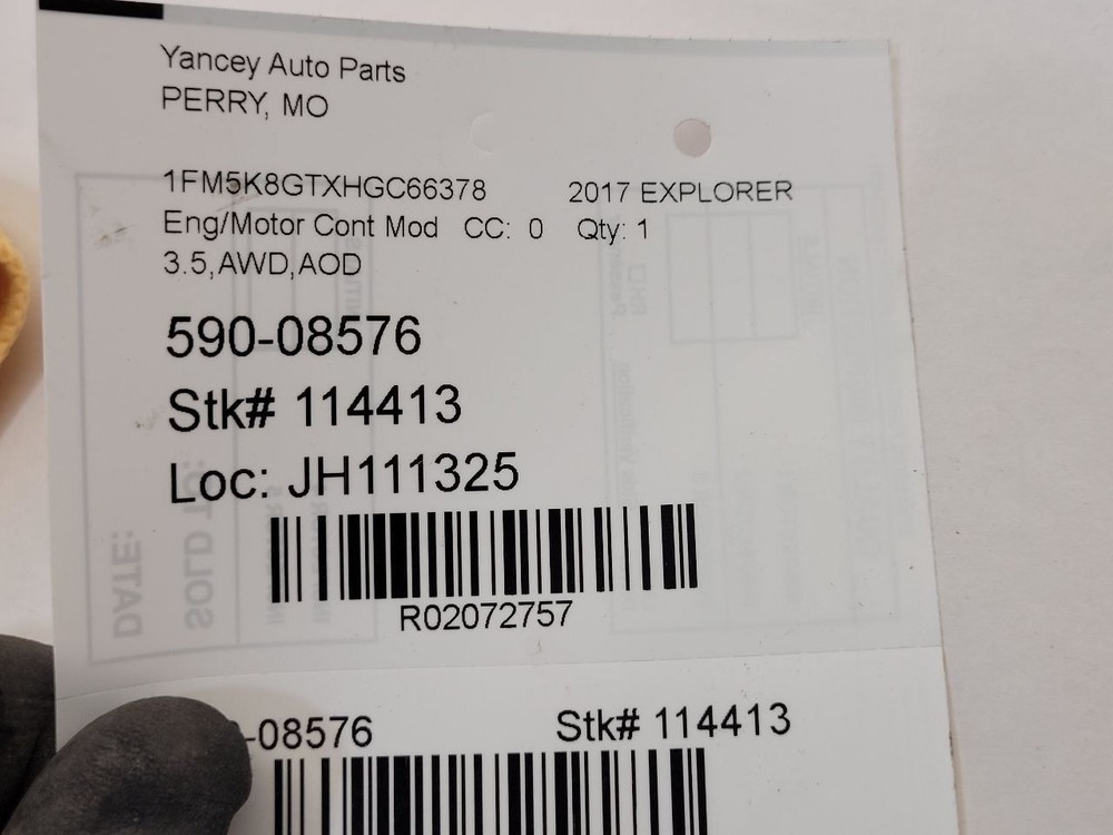 2016 - 2019 FORD EXPLORER Engine ECM Electronic Control Module 3.5L With Turbo