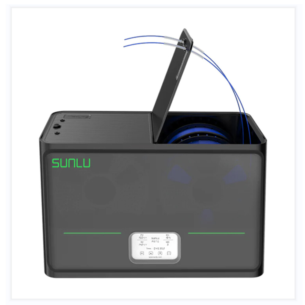 SUNLU S4 Filament Dryer Box,4 Spools Capacity,Black Weight 4.8KG,FilaDryer S4