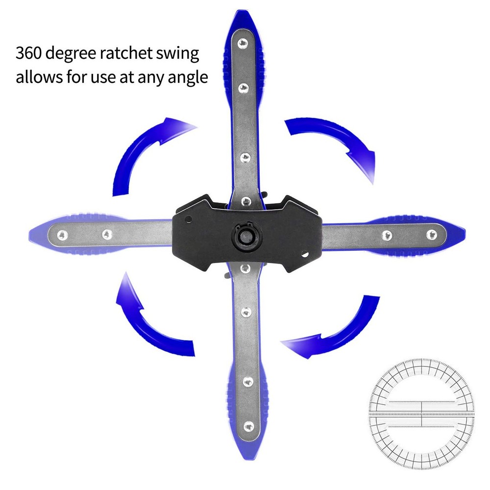 Brake Caliper Press Compression Tool 360° Adjustable Ratchet Piston Spreader US