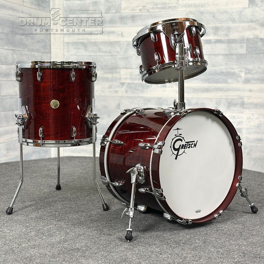 Gretsch USA Custom 3pc Drum Set 18/12/14 Walnut Gloss