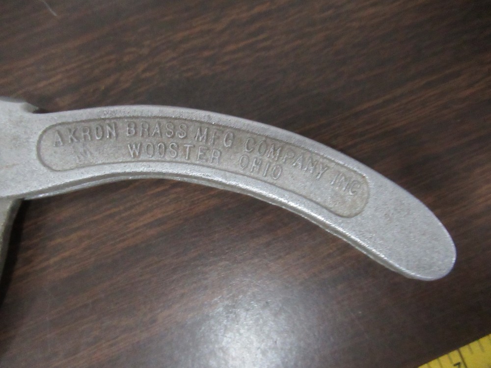 Vintage Akron Lug Coupling Fire Dept Fireman tool NICE