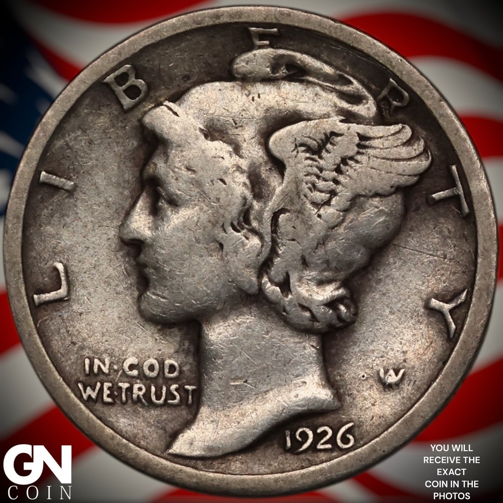 1926 S Mercury Dime A2243