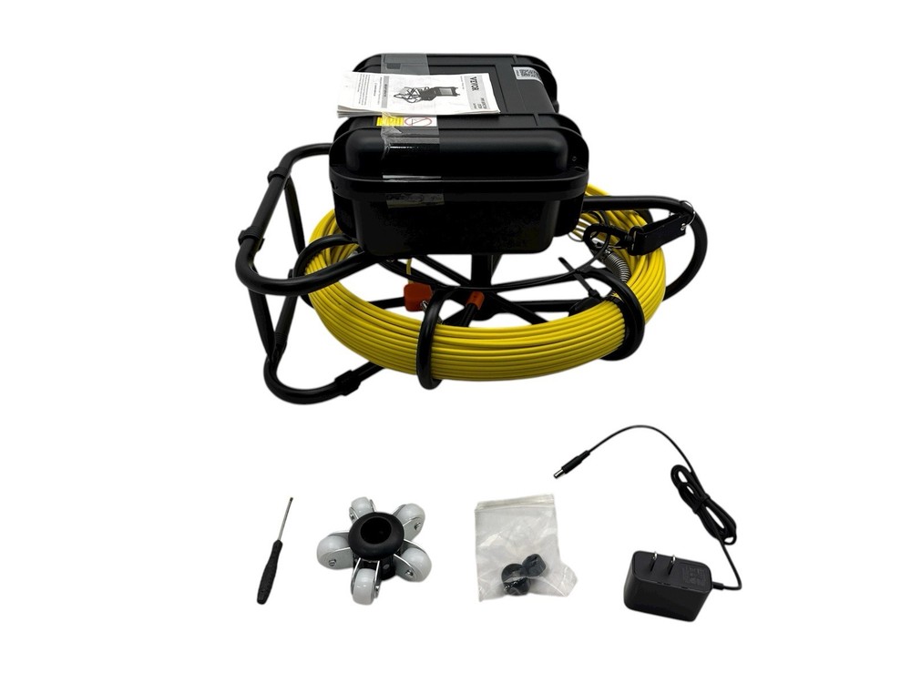 VEVOR Pipe Inspection System w/9in sewer inspection camera Screen Cable WP9600A