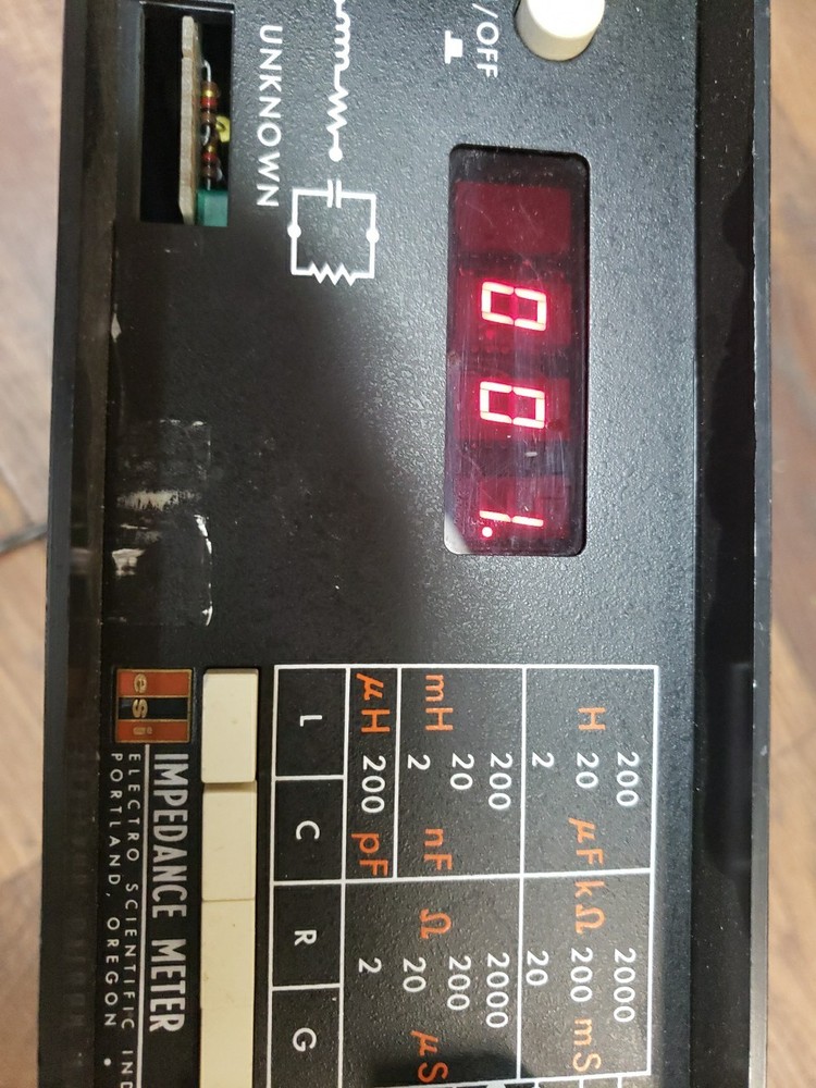 ESI ELECTRO SCIENTIFIC IMPEDANCE METER 252