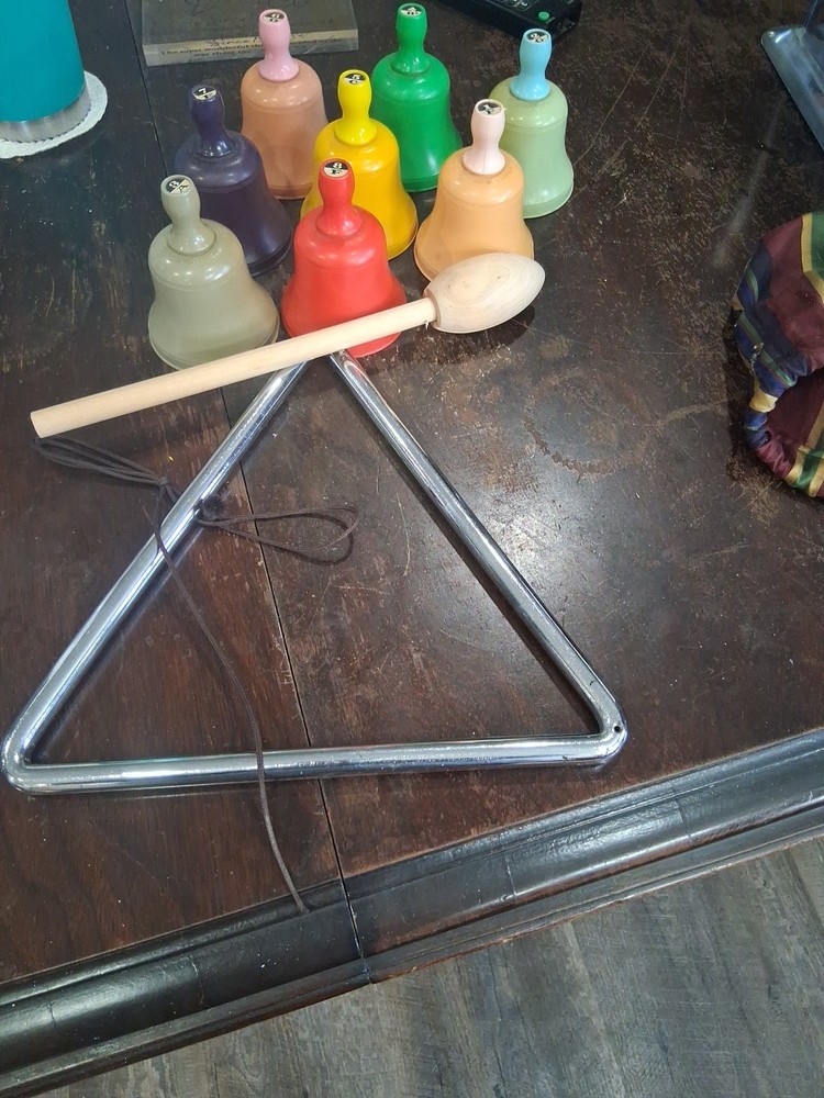 Musical Bell Set And Musical Triange