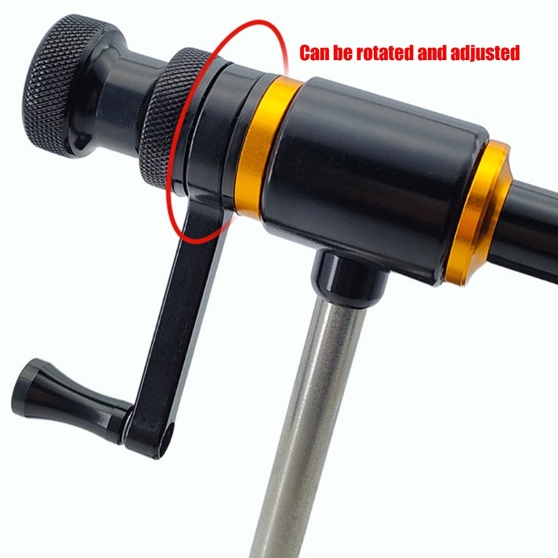 Light Weight Portable Rotating Fly Tying Vise Adjustable Fly Tying Tool