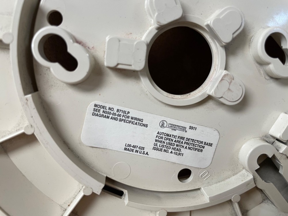 Notifier CPX-751 Smoke Detector with Base B710LP Ivory